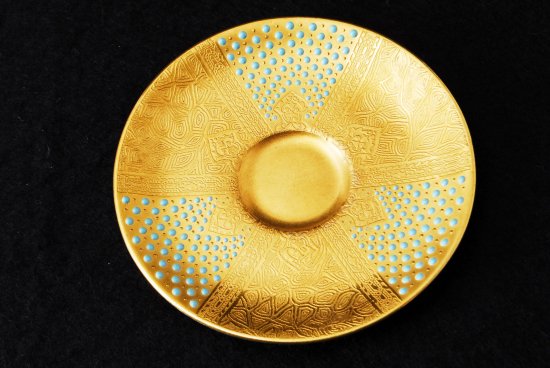 129 コールポート Coalport ターコイズジュエル デミタスカップ&ソーサー