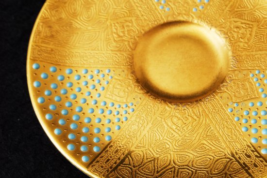 129 コールポート Coalport ターコイズジュエル デミタスカップ&ソーサー