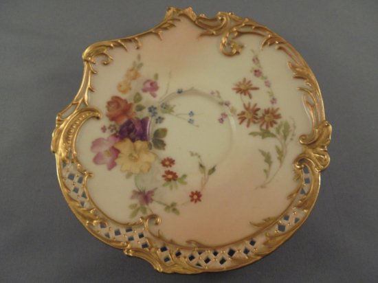 ロイヤルウースター　ポーセリンカップ＆ソーサー　19世紀製造