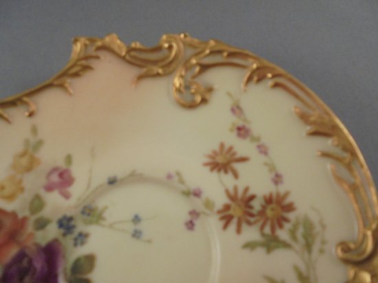 ロイヤルウースター　ポーセリンカップ＆ソーサー　19世紀製造