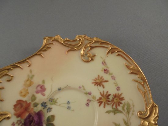 ロイヤルウースター　ポーセリンカップ＆ソーサー　19世紀製造