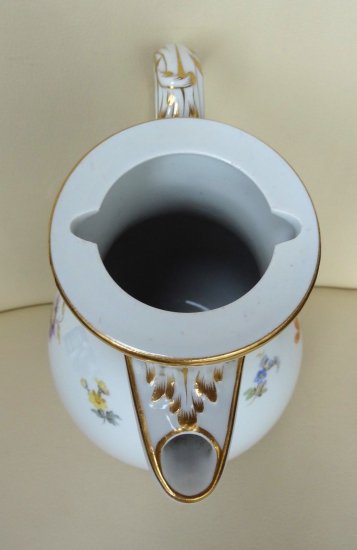 マイセン　フローラルコーヒーポット　19世紀製造