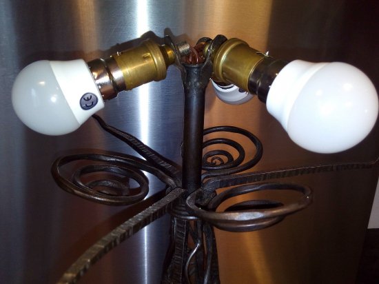 ミューラー兄弟　アールデコ調ランプ　1930年ごろ製造