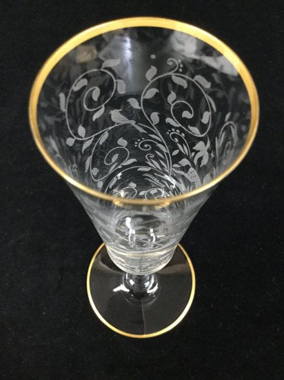 BACCARAT バカラ ジェッダ「JEDDAH」レイラ 動物&植物柄 シャンパンフルート 20cm