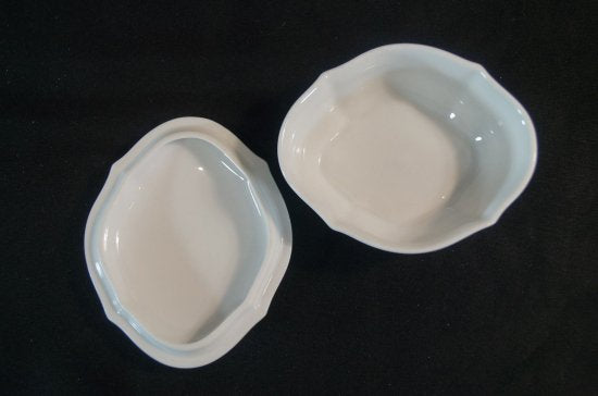マイセン　インドの華　小物入れ　グリーン