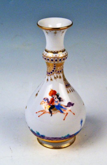 マイセン アラビアンナイト 花瓶 18cm 一級品 – アンティークテーブル