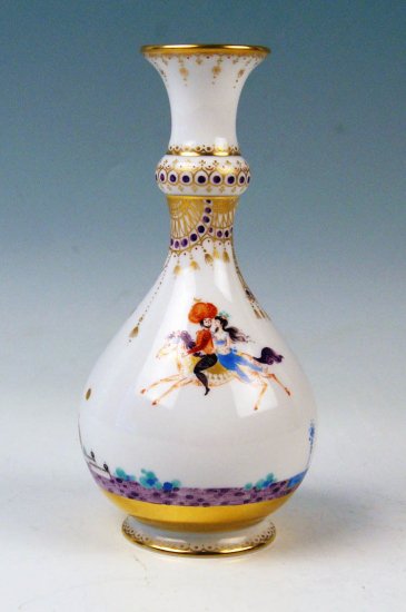 マイセン アラビアンナイト 花瓶 18cm 一級品 – アンティークテーブル