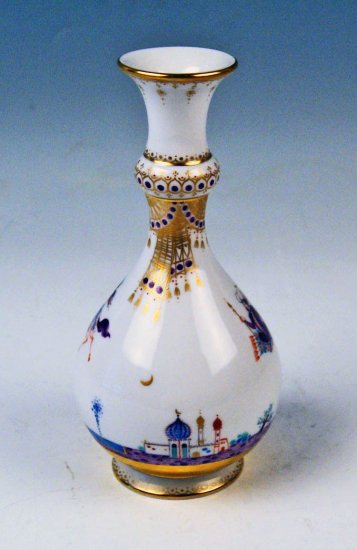 マイセン　アラビアンナイト　花瓶　18cm 一級品