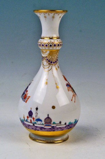 マイセン　アラビアンナイト　花瓶　18cm 一級品