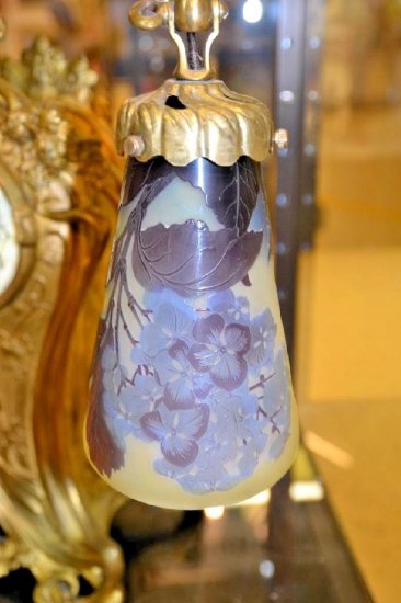 エミール・ガレ　アール・ヌーボー　テーブルランプ　1910年頃