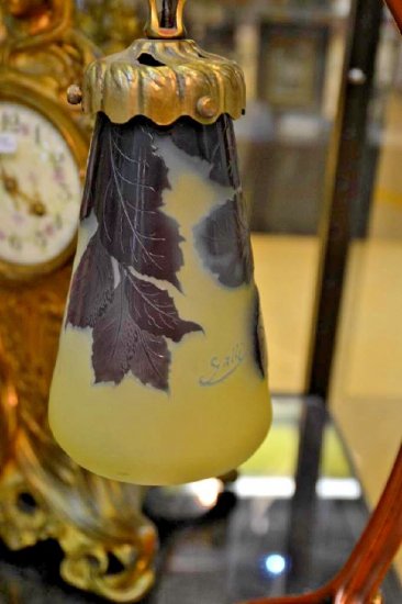 エミール・ガレ　アール・ヌーボー　テーブルランプ　1910年頃