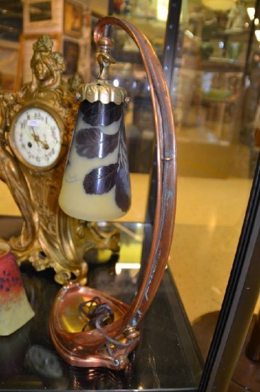 エミール・ガレ　アール・ヌーボー　テーブルランプ　1910年頃