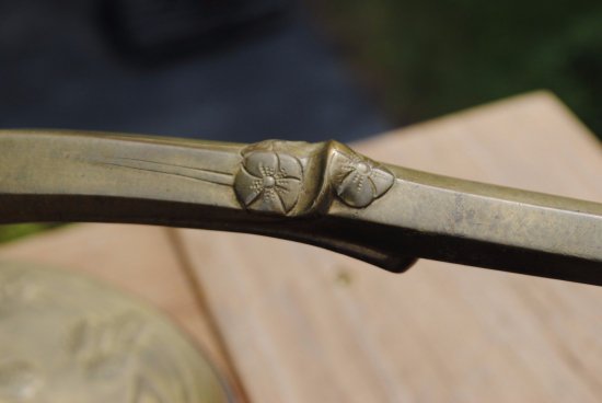 エミール・ガレ　アールヌーボー　カメオ彫り　ピアノ・デスクランプ　1900年代初期