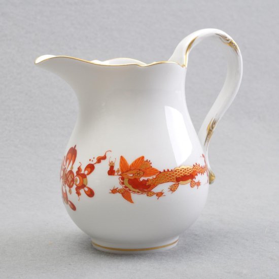 マイセンMeissen クリーマー    (ドラゴン レッド）