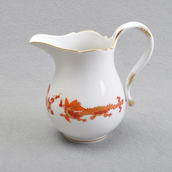 マイセンMeissen クリーマー    (ドラゴン レッド）