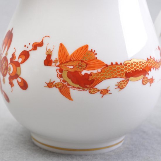 マイセンMeissen クリーマー    (ドラゴン レッド）