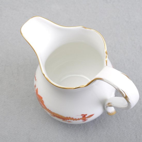 マイセンMeissen クリーマー    (ドラゴン レッド）