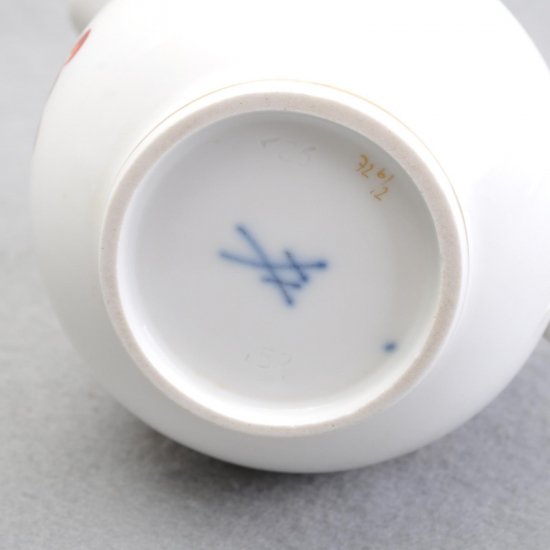 マイセンMeissen クリーマー    (ドラゴン レッド）