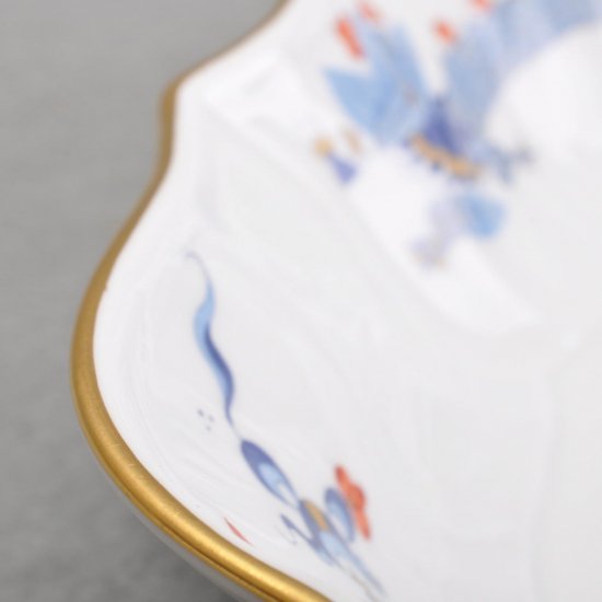 マイセンMeissen  プレート皿（ドラゴン　ライトブルー）