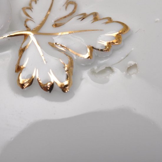 マイセンMeissen　シュガーポット　明朝ドラゴン（赤）