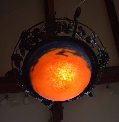 ミューラー兄弟　アール・デコ様式　シャンデリア　1920年代