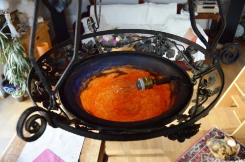 ミューラー兄弟　アール・デコ様式　シャンデリア　1920年代