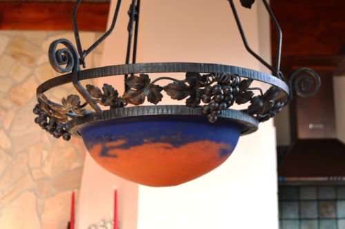 ミューラー兄弟　アール・デコ様式　シャンデリア　1920年代