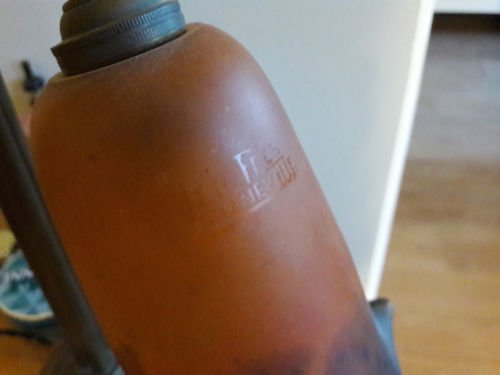 ミューラー兄弟　アール・デコ様式　三連チューリップランプ