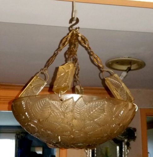 ルネ・ラリック　シーリングライト　アート・デコ様式　1924年