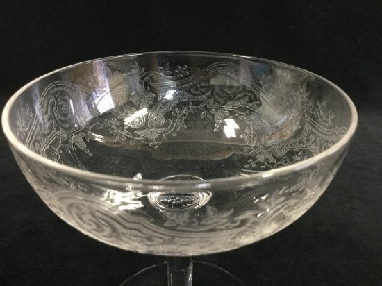 639 アンティークバカラ メディシス MEDICIS シャンパングラス ２個セット