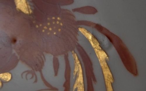 マイセン　シノワズリ　プレート　ドラゴン 　ロイヤルレッド　1760年ごろ