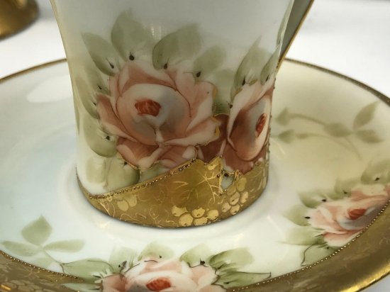 290 オールドニッポン ノリタケ チョコレートティーセット