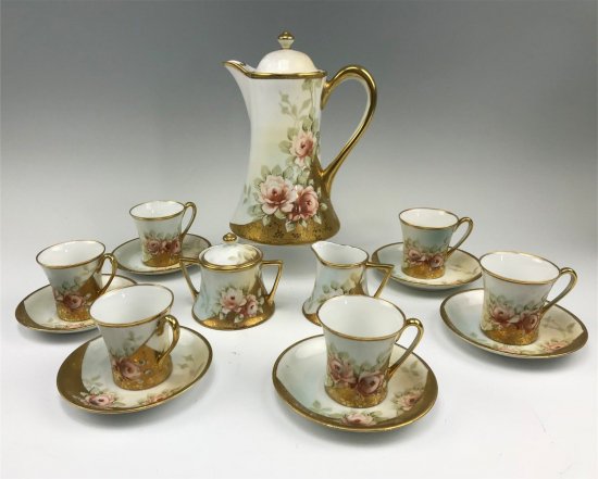 290 オールドニッポン ノリタケ チョコレートティーセット