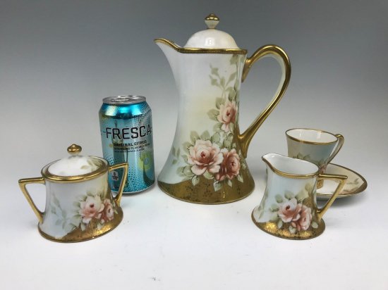 290 オールドニッポン ノリタケ チョコレートティーセット