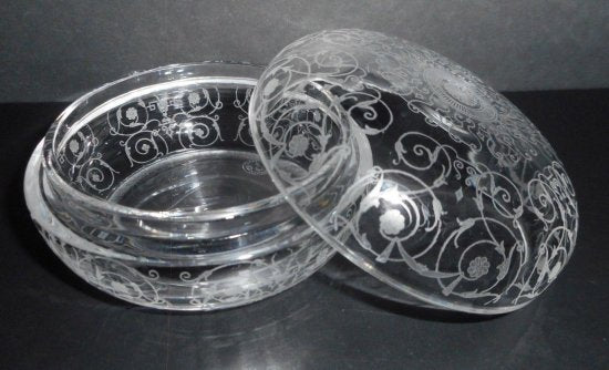 オールド・バカラ (BACCARAT) ミケランジェロ 蓋物 小物入れ