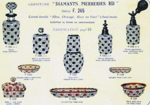 オールドバカラ　コロンボトル　グリーン　1887年～1904年頃