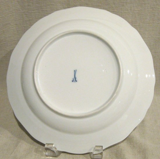 マイセン　ドラゴン　ディナープレート　ブルー　一級品　約24.8cm