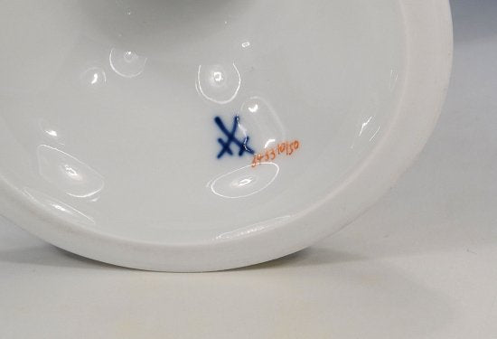 マイセン　インドの華　コンポート　グリーン　一級品