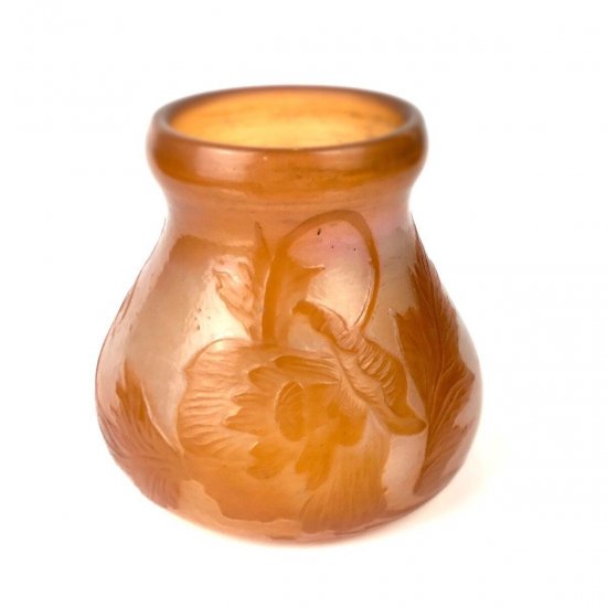 エミールガレ Emile galle 花文様 テーブルランプ