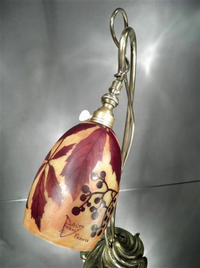 ドームナンシー 葡萄紋 アンティークランプ