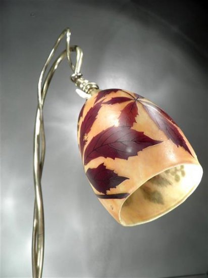 ドームナンシー 葡萄紋 アンティークランプ