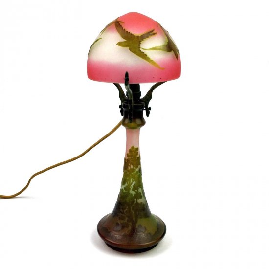 エミール・ガレ　テーブルランプ　1905年頃