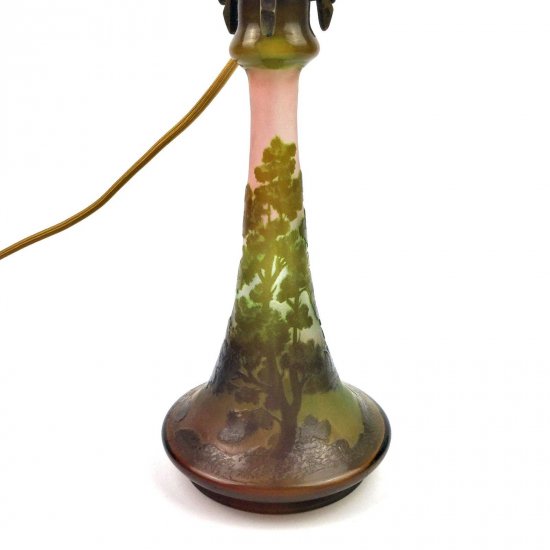 エミール・ガレ　テーブルランプ　1905年頃
