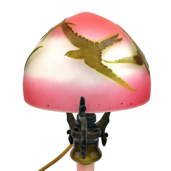 エミール・ガレ　テーブルランプ　1905年頃