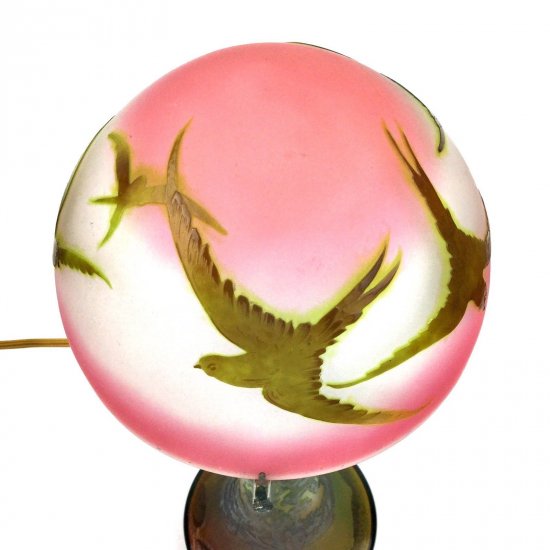 エミール・ガレ　テーブルランプ　1905年頃