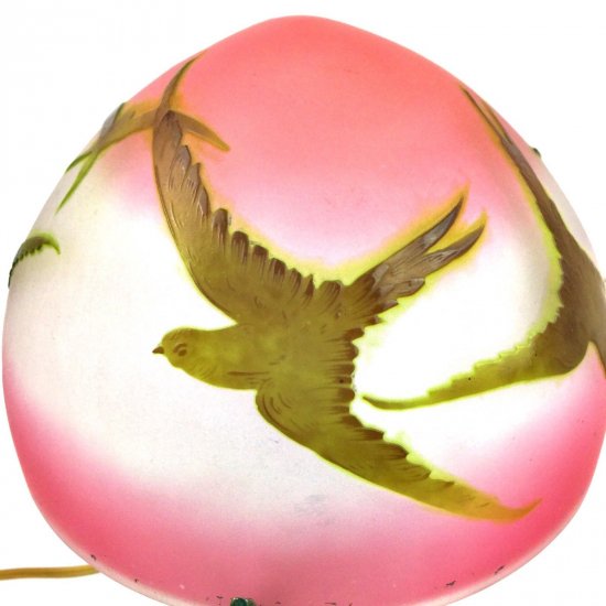 エミール・ガレ　テーブルランプ　1905年頃