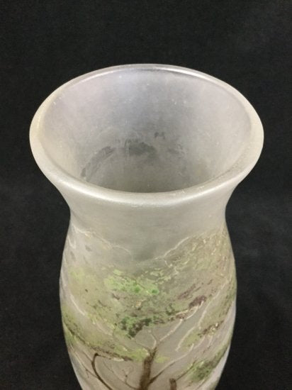 110 ミューラー兄弟 木々風景図紋 花瓶