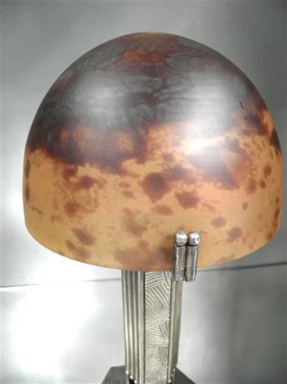 ドーム兄弟（ドーム・ナンシー）テーブルランプ　パート・ド・ヴェール　1920-30年代　アール・デコ様式