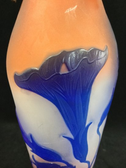 エミールガレ Emile galle 朝顔文様 ランプ