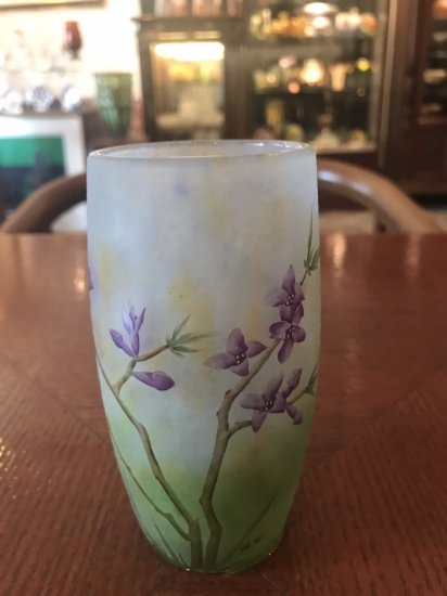 ドームナンシー Daum Nancy ジンチョウゲの花のタンブラー花瓶